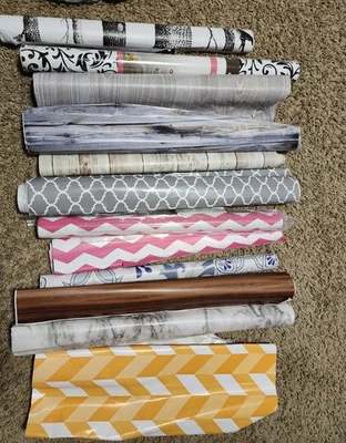 Lote de 11 Forros Autoadhesivos para Estantes Pelar - Casas de Muñecas, Estantes, Etc  Foto 1 de 4