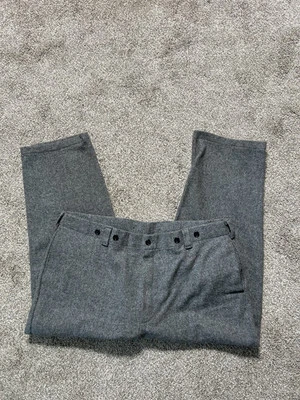 Woolrich Mens Wool Gray Field Hunting Fish Pants Size 48X31 - ECU - Image 1 of 4