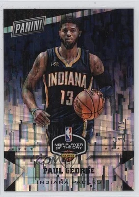 2017 Panini Player of the Day Wind Chimes /75 Paul George #17 - Image 1 of 2