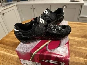 SIDI GENIUS 7 WOMAN BLACK CYCLING SHOES SIZE EUR 38 - Picture 1 of 5