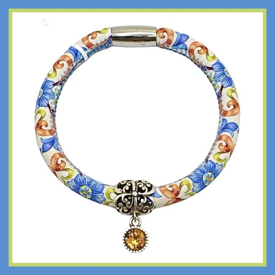 PULSERA BRIGHTON FALL FLORAL WOODSTOCK TOPACIO NOVIEMBRE CUENTAS BIJOU NUEVA CON ETIQUETAS Foto 1 de 4