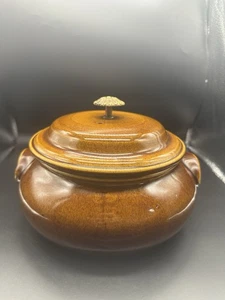 Cazuela cubierta de gres Georges Briard MCM EE. UU. - Imagen 1 de 9