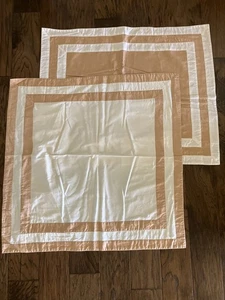 2 SCHWEITZER Kissenbezüge aus Baumwolle, Firenze, ITALIEN - Bild 1 von 8