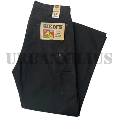 BEN DAVIS MEN'S CANVAS CARPENTER *DOUBLE KNEE PANTS  (30 to 50) - Image 1 of 3