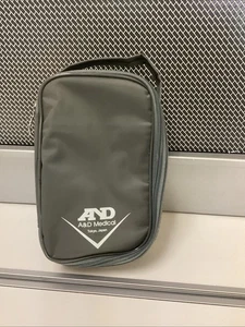 A&D medical Zipper Bag, Japan, Handle, Gray - Picture 1 of 7