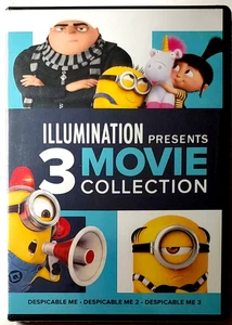 ILLUMINATION Presents 3-Movie Collection Despicable Me 1, 2, & 3 [DVD] WS, 2017 - Picture 1 of 3