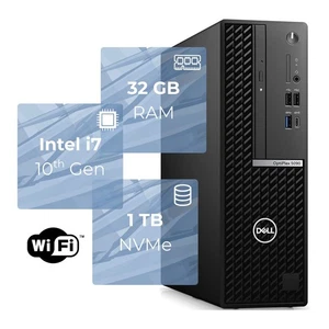 Dell OptiPlex 5090 SFF, Intel i7-10700, 32GB RAM, 1TB NVMe, Windows 11 Home - Picture 1 of 4