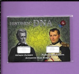 2022 HA Historic Autographs Prime A. Jackson N. Bonaparte Dual Hair 3/3 Platinum