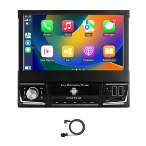 Android 11.0 Car Stereo Radio Single 1Din 10.1" GPS Navi WiFi FM Touch Screen - Picture 1 of 23