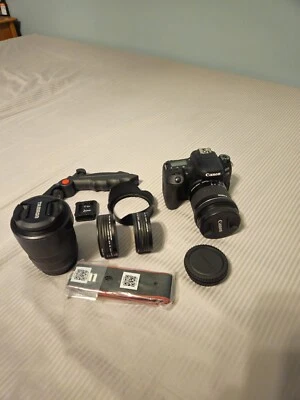 Canon EOS 77D Digital SLR Camera with Accessories Seen (Not Including SSD Card) - Image 1 of 4
