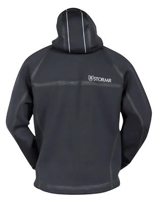Chaqueta Stormr Typhoon para Hombres Negra Neopreno Núcleo Con Capucha AQ6 Vellón Foto 1 de 4