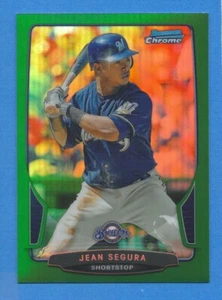 Bowman 2013 cromo refractor verde #144 Jean Segura Brewers - Imagen 1 de 1