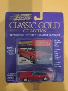 Johnny Lightning Classic Gold Collection 1970 Cougar XR-7 Convertible #24 1:64 S - Picture 1 of 2