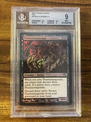MTG✨PHANTASMAGORIAN FOIL✨Planar Chaos BGS 9 MINT 2007 UNCOMMON Creature POP 1 ! - Image 1 of 4