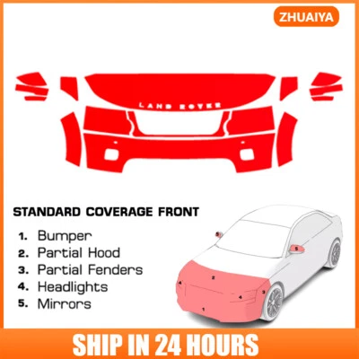 PreCut Paint Protection Film Clear Bra PPF Kit For Land Rover LR4 2014-2016 - Image 1 of 4