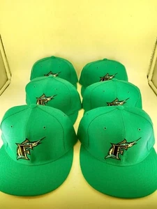 Menge 6 Florida Marlins Diamond Collection New Era eng anliegende Hüte Größe 7 SIEHE BESCHREIBUNG. - Bild 1 von 13