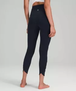 Lululemon Align High Rise Pant Ruched” 24” True Navy Asia Fit S - Picture 1 of 8