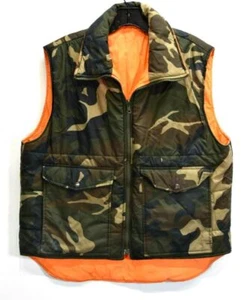 Winchester Mens Reversible Camo Hunting Sleeveless Full Zip Insulated Vest M - Picture 1 of 7