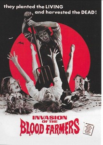 BREYGENT CLASSIC VINTAGE SCi FI HORROR POSTER 2010 TRADING CARD BLOOD FARMERS