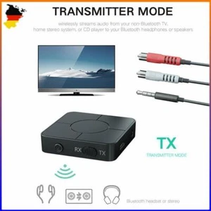 Bluetooth 5.0 Audio Transmitter Empfänger Musik Stereo Sender Receiver Adapter - Bild 1 von 10
