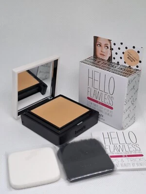 Benefit Hello Flawless Custom Powder TOASTED BEIGE With Applicators BNIB NEW x1  - Image 1 of 4