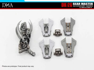DNA DK-26 Gear Master Accessory Series For MPM-05 Barricade MPM-10 Starscream - Image 1 of 4