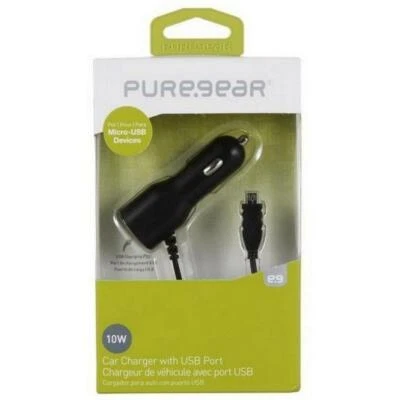 Micro USB Car Charger Puregear 10W with extra USB PORT - Image 1 of 2