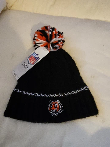 Cincinnati Bengals Sock Hat NWT Cover