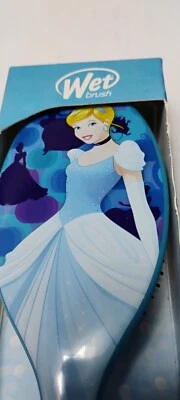 Disney Princess Cinderella Hair Brush Childs Girls Wet Comb Walt Disney Detangle - Image 1 of 4
