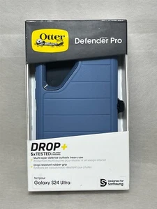 Otterbox Defender Pro Case for Samsung Galaxy S24 Ultra- Baby Blue Jeans! - Photo 1 sur 6