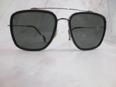 Gafas de sol Carrera marco CA207/S para hombre pulido negro y plateado borde completo 57-18-145 Foto 1 de 4