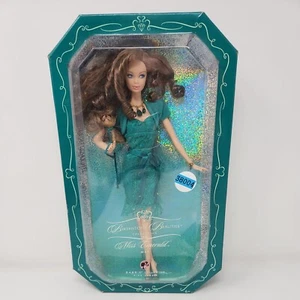 2007 BIRTHSTONE BEAUTIES COLLECTION Miss Emerald May Barbie Puppe Mattel K8694 - Bild 1 von 10