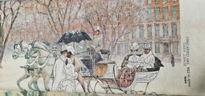 CANVAS & Frames(2): Sunset 11070 WINTER IMPRESSIONS 16x12” crewel emb Alan Maley - Picture 1 of 10