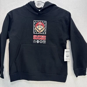 Super Mario Pullover Sweatshirt Kids Size 8 - Picture 1 of 11