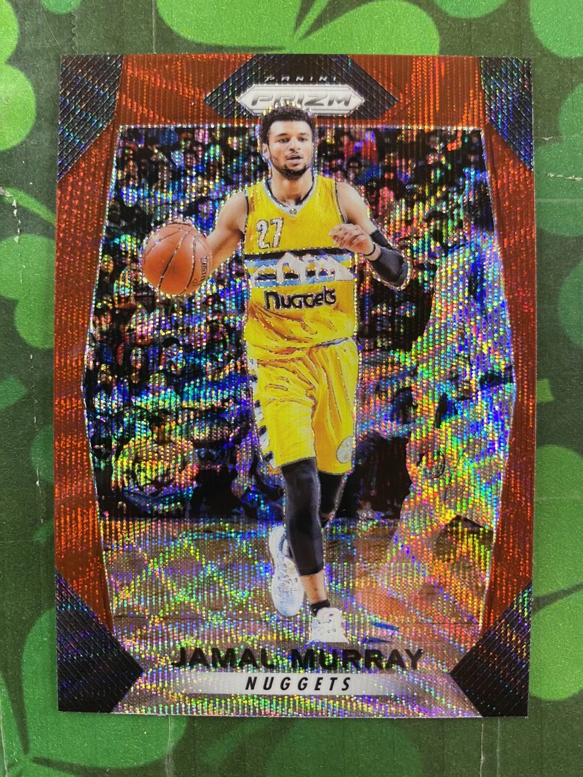 2017-18 Panini Prizm Basketball Jamal Murray Ruby Red Wave #167 Denver Nuggets