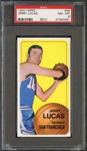1970-71 TOPPS #46 JERRY LUCAS PSA 8 HOF - Picture 1 of 2