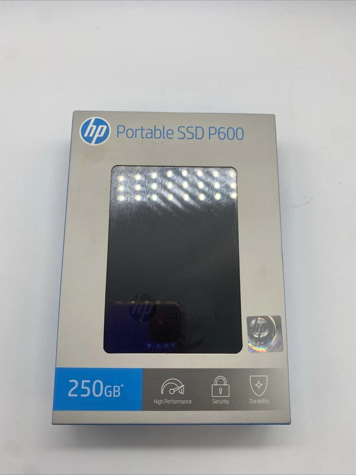 Brand New HP P600 250GB Portable USB 3.1 External SSD 3XJ06AA#ABC - Image 1 of 2
