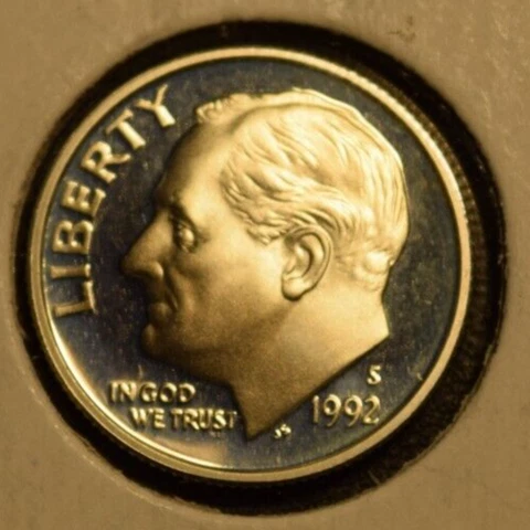 1992-S Roosevelt dimes 90% silver Cover