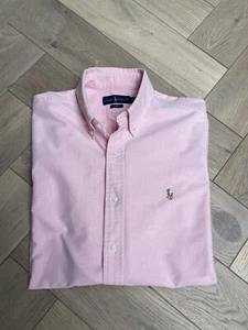 Pink Ralph Lauren Slim Fit Shirt M - Picture 1 of 6