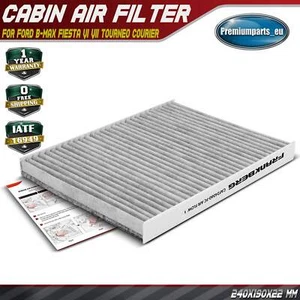 Pollen / Cabin Filter for Ford B-Max JK Fiesta VI VII Tourneo Courier Puma Ka+ - Picture 1 of 11