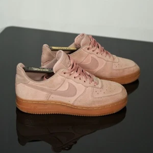 Nike Air Force 1 Low Particle Pink AA0287 600 - Suede Gum Sole - Size UK4 EU37.5 - Picture 1 of 9