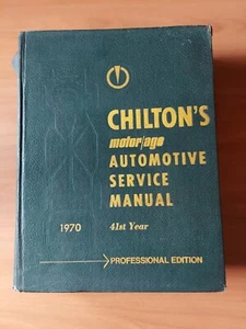 CHILTON'S MOTOR AGE AUTOMOBILE SERVICE MANUAL, 1970, 1474 PAGES - Picture 1 of 8