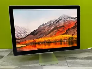 Apple Cinema Display LED A1267 24" LED Silver MB382LL/A - 1920x1200 MagSafe USB - Picture 1 of 6