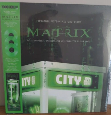 Don Davis - The Matrix Complete Edition Triple LP Coloured Green Vinyl RSD2021 - Image 1 of 2