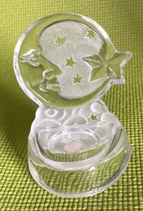 Vintage Partylite Celestial Star & Moon with Face Tealight Candle Holder - Picture 1 of 6