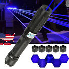 6w  Blue Burning Laser Pointer 450nm Adjustable Visible Light Battery