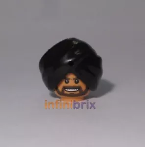 Lego Cairo Swordsman Head + Turban from set 7195 Indiana Jones Minifigure NEW - Picture 1 of 1
