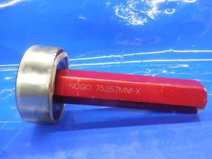 75,057 MM KLASSE X GLATTSTIFT STECKER MESSGERÄT GEHEN NUR 75 75,0 75,50 MM 2,9375 +.0175 - Bild 1 von 1