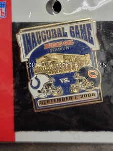Chicago Bears VS Indianapolis Colts Game day Pin 9/7/2008 LUCAS OIL Stadium - Picture 1 of 1