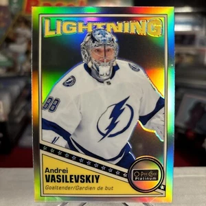 2019-20 O-Pee-Chee Platinum Andrei Vasilevskiy RARE Retro Rainbow SSP ⭐️ MINT - Picture 1 of 2